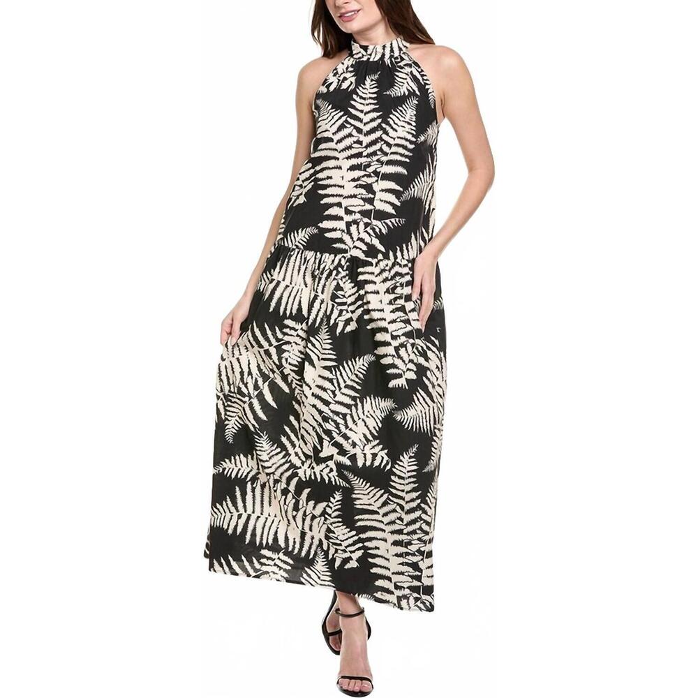 NEW FLORA BEA eleana dress in black windswept